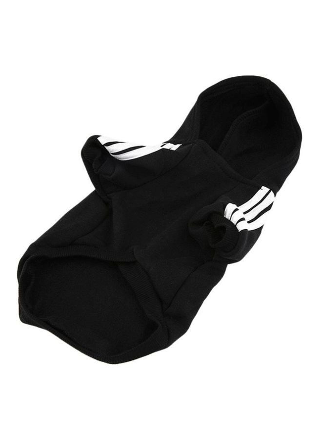 معطف شتوي خريفي مصمم بغطاء رأس أسود L - Image 3